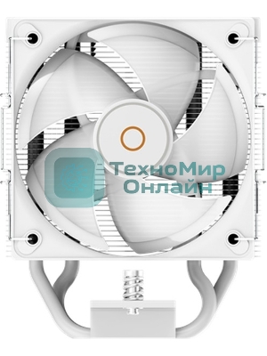 Кулер для процессора Ocypus Gaммa A40 WH ARGB Digital, 100мм ARGB FAN, Top Display Panel, 4 HEAT PIPES, 4-PIN PWM, 600-2400 RPM, 29.5DBA, HYDRO BEARING, LGA115X/1200/1700/18XX, AM4/AM5