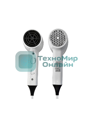 Фен Puff 1202B белый, 1200 Вт