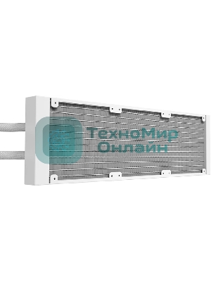 Система жидкостного охлаждения Water Cooling System Geometric Future Eskimo Pro 360 (240W, 360мм, ARGb, белый/Fans: 3x120мм, 80.81CFM, 34.2dBA, 2000RPM/Pump height 54мм, 3200RPM, Rad thickness 27мм/S: 1851, 1700, 1200, 115X, 2011, 2066, AM5, AM4)