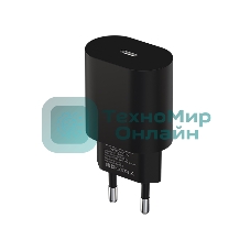 Сетевое зарядное устройство Maxvi SFC-125PD Type-C 3А 25W PD QC3.0 черный