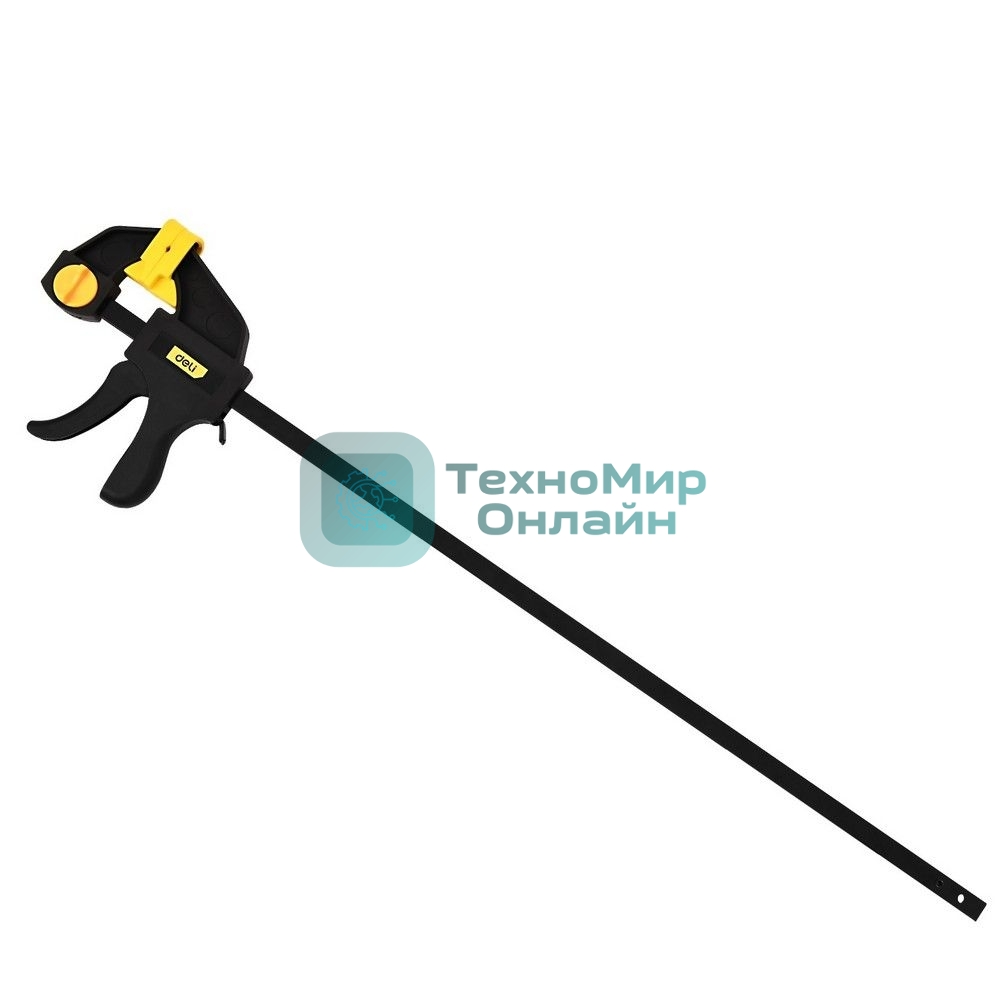 Струбцина пистолетная быстрозажимная Deli DL110124 600x70 мм