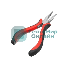 Длинногубцы Matrix mini 130 мм Ni прямые, авторазжим, двухкомпонентные рукоятки