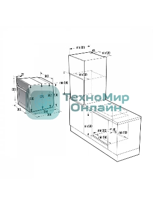 Духовой шкаф Электрический Gorenje BSA6747DGWI черный
