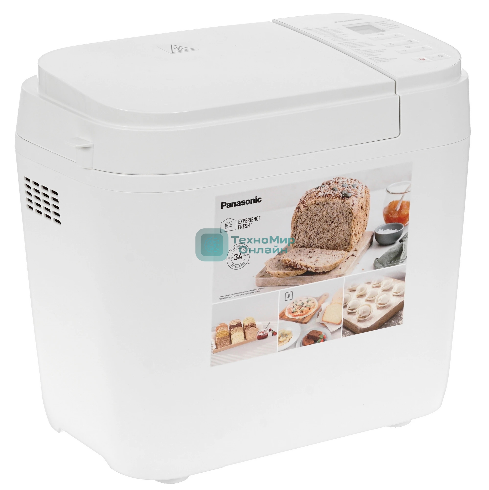 Хлебопечка Panasonic SD-B2510WTS белый, 550 Вт, 1.1 кг, 21 программа