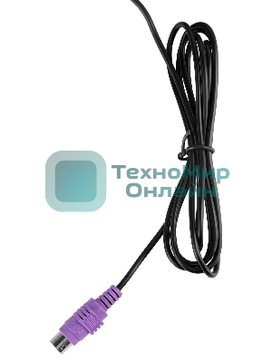 Клавиатура проводная Oklick 180M, PS/2, черный