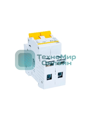 Выключатель автоматический модульный 2п C 16А 4.5кА ВА47-29 IEK MVA20-2-016-C