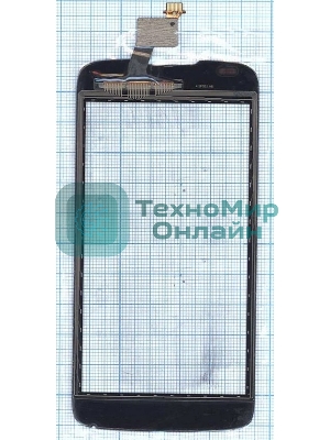Сенсорное стекло (тачскрин) для Acer Liquid Gallant Duo E350, черное