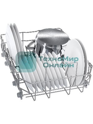 Посудомоечная машина Bosch SPS2HMI54Q, серебристая, 45 см, 10 компл., 43 дБ, класс A+