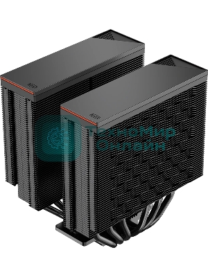 Кулер для процессора PCCooler RZ620 BK (260W, 4-pin PWM, 157.5мм, Al/Cu, 6x6мм, 1x120мм, 86.73CFM, 32dBA, 2200RPM, S: 1851/1700/1200/115X, AM5/AM4, черный)