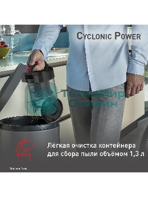 (Поврежденная упаковка) Пылесос с контейнером Tefal/TW1923RH