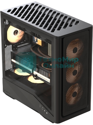 Компьютерный корпус Aerocool \ Formula V Line Air Power G9 DUO PA Black, ATX, TYPE-C*1, USB3.0*2, MESH/GLASS FRONT PANEL, FRONT 3x PERFORMANCE ARGB, REAR 1x PERFORMANCE ARGB