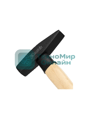 Молоток слесарный Matrix 300 г, квадратный боек, деревянная рукоятка