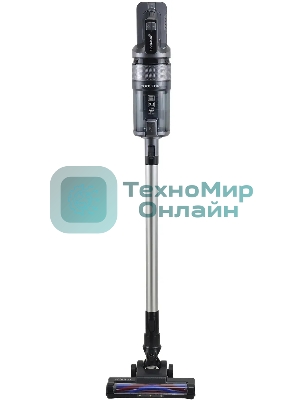 Пылесос вертикальный Coolfort CF-3000 серый, питание от аккумулятора, 135 Вт, уборка сухая, пылесборник 0.5 л, работа от АКБ max 35 мин.