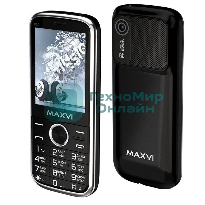 Мобильный телефон Maxvi P30 черный