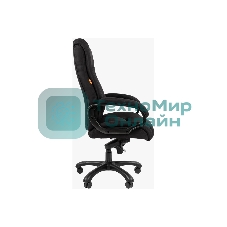 Кресло Chairman 410 черный, ткань, 120 кг, механизм качания