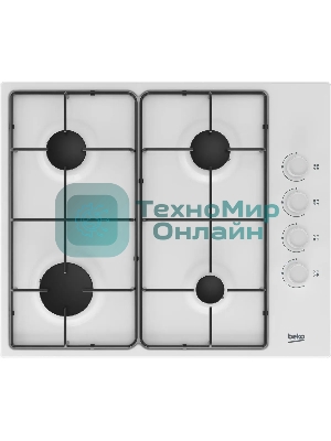 Газовая варочная панель Beko HIGG 64123 SW белый
