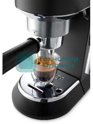 Кофеваркa рожковая DeLonghi EC 685 BK черный, исп. кофе - молотый/чалды, 1.1 л, 1350 Вт, 15 бар
