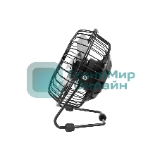 Вентилятор Energy EN-0606M USB чёрный, настольный, 2,5 Вт, 1 скорость, 8 см, металлический