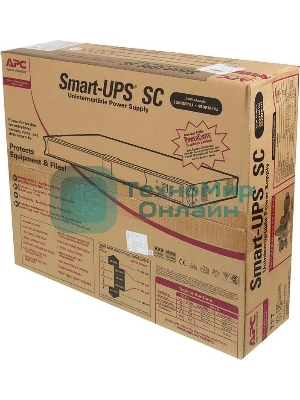 Источник бесперебойного питания APC Smart-UPS SC SC450RMI1U / 450ВА / 280Вт / 4xIEC-320-C14