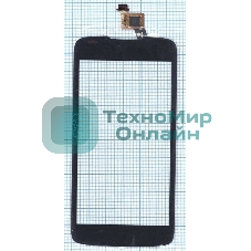 Сенсорное стекло (тачскрин) для Acer Liquid Gallant Duo E350, черное