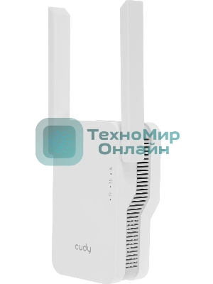 Повторитель беспроводного сигнала Cudy RE1800 AX1800 10/100/1000BASE-TX/Wi-Fi белый