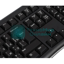 Клавиатура проводная Logitech K120 EER, USB, черный