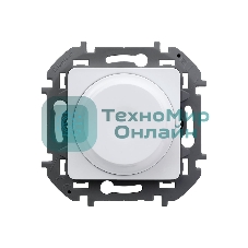 Светорегулятор поворотный Legrand без нейтрали, 300 Вт, белый