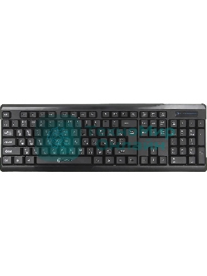 Комплект клавиатура+мышь Oklick 230M беспроводной, USB, 1000 DPI, чёрный