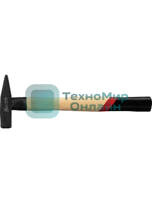 Молоток слесарный Matrix 300 г, квадратный боек, деревянная рукоятка