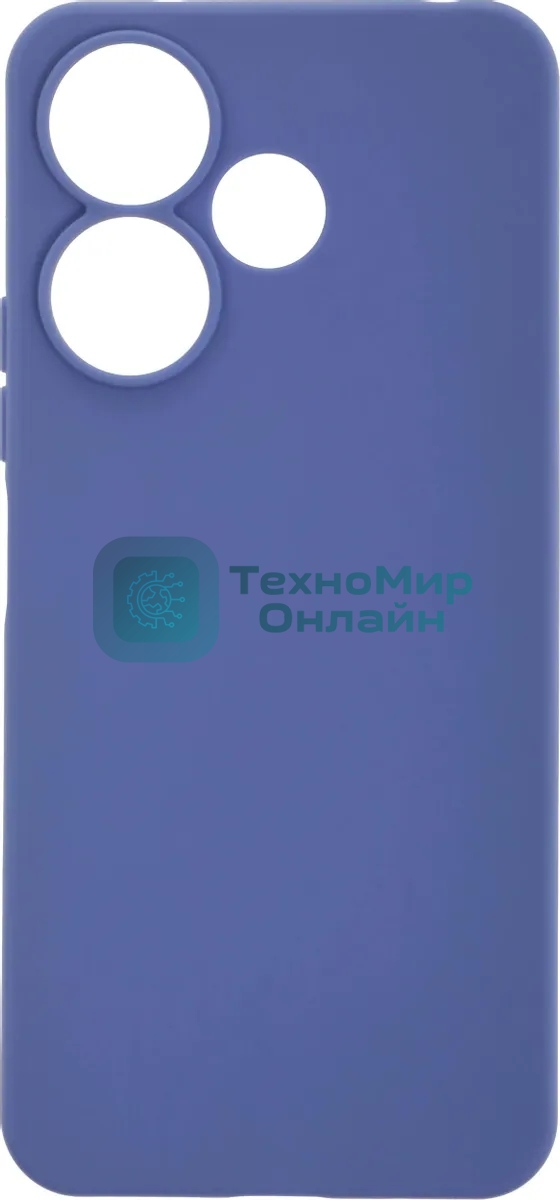 Чехол (клип-кейс) BoraSCO для Xiaomi Poco M6 4G Silicone Case лавандовый (73630)