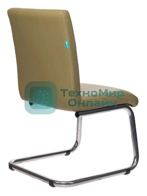 Кресло офисное Бюрократ CH-250-V зеленый искусственная кожа полозья