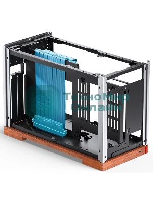 Корпус Jonsbo T9, Mini-ITX, серебристый