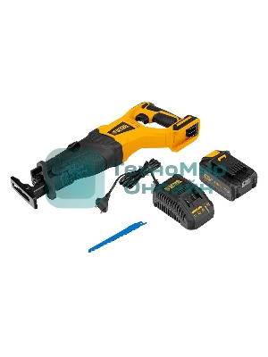 Пила сабельная аккумуляторная бесщет Denzel BRC-120, 18В Li-Ion