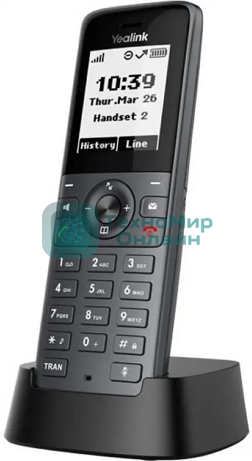 Телефон DECT-трубка Yealink W71H, экран 1.8