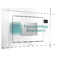 Встраиваемая микроволновая печь Korting KMI 825 TGW белый, 25 л, 900 Вт, переключатели - сенсор