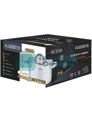 Кастрюля ALBERG AL-2130 с крышкой 7,6 л