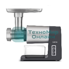 Мясорубка электрическая Centek CT-1607 серый, 3000 Вт, 3.0 кг/мин, реверс, металлический лоток, насадки - 5