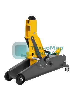 Домкрат гидравлический подкатной с фиксатором Denzel 3 т, 190-532 мм, SUV