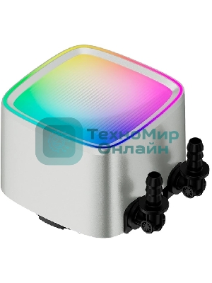 Система жидкостного охлаждения Water Cooling System Geometric Future Eskimo Pro 360 (240W, 360мм, ARGb, белый/Fans: 3x120мм, 80.81CFM, 34.2dBA, 2000RPM/Pump height 54мм, 3200RPM, Rad thickness 27мм/S: 1851, 1700, 1200, 115X, 2011, 2066, AM5, AM4)