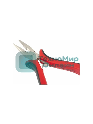 Длинногубцы Matrix mini 130 мм Ni прямые, авторазжим, двухкомпонентные рукоятки