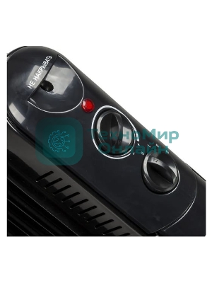 Обогреватель масляный Ресанта ОМПТ-7НЧ (7 секций) черный, 1500 Вт, 15 м2, термостат 67/3/13