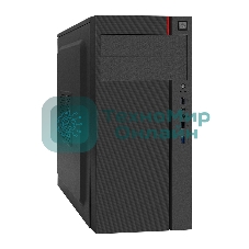 Компьютерный корпус Miditower ExeGate AA-440U-AA500 (ATX, AA500 8 см, 2*USB+1*USB 3.0, аудио, черный)