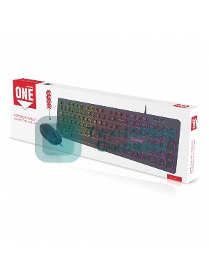 Комплект клавиатура+мышь Smartbuy ONE 328327AG беспроводной, USB, 1600 DPI, чёрный
