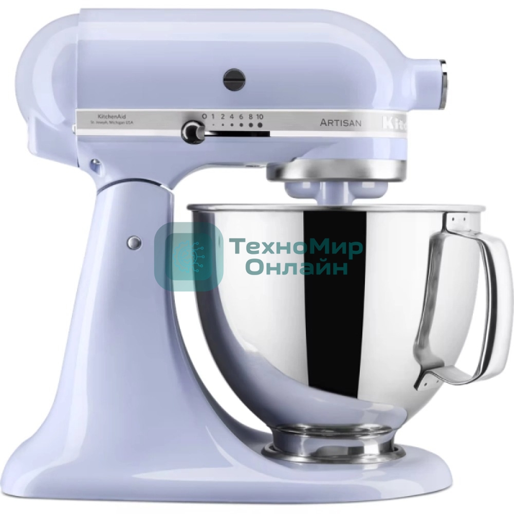Настольный миксер с откидным блоком KitchenAid 5KSM125ELR Artisan 4.8 л цвет лавандовый