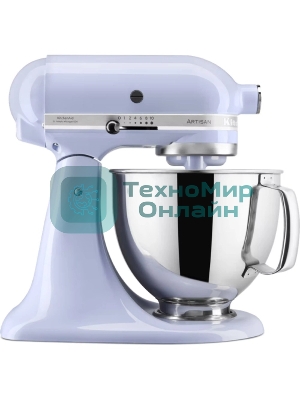 Настольный миксер с откидным блоком KitchenAid 5KSM125ELR Artisan 4.8 л цвет лавандовый