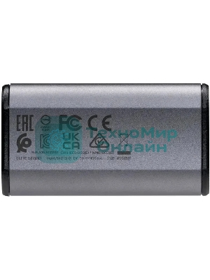 Внешний SSD ADATA Elite SE880, 4TB, USB 3.2 Gen 2x2 Type-C, R/W 2000/2000, серый