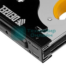 Степлер Denzel металл., скобы в комплекте, плавная регулировка удара, 2К рукоятка, тип 53, 4-14 мм