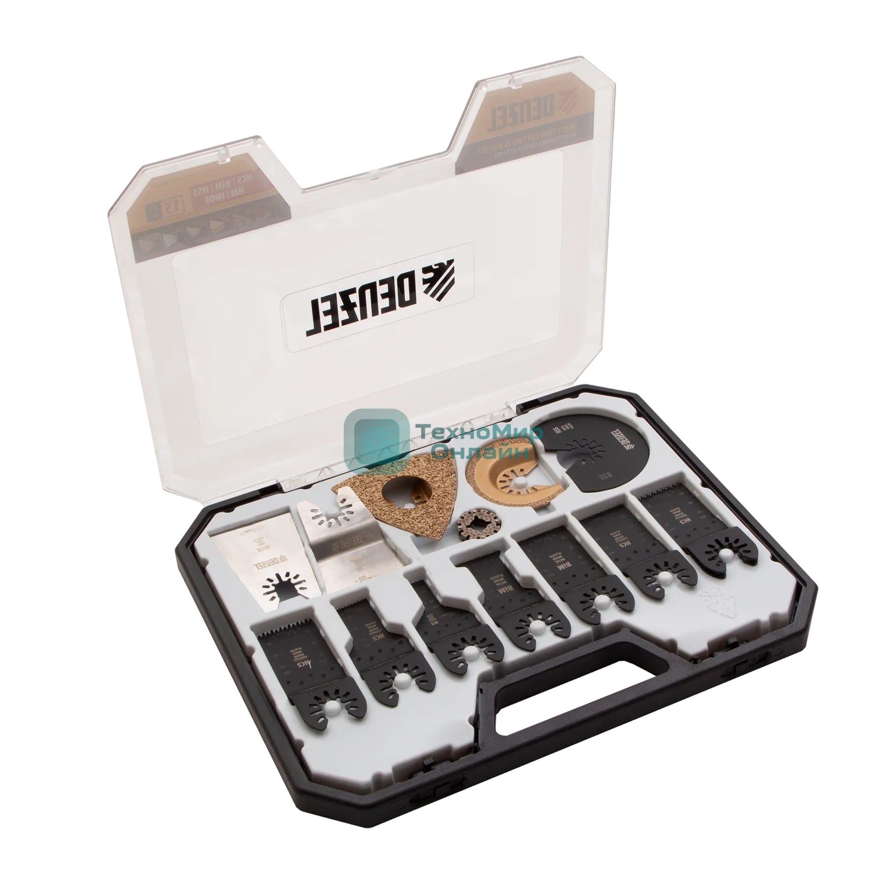 Набор насадок для МФИ Denzel универсальный, 15 шт.