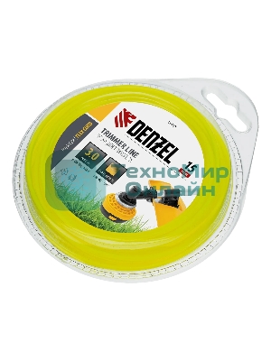 Леска для триммера Denzel FLEX CORD 96117 квадрат 3 мм х 15 м, блистер