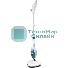Швабра паровая Kitfort KT-1004-1 1500Вт голубой/белый